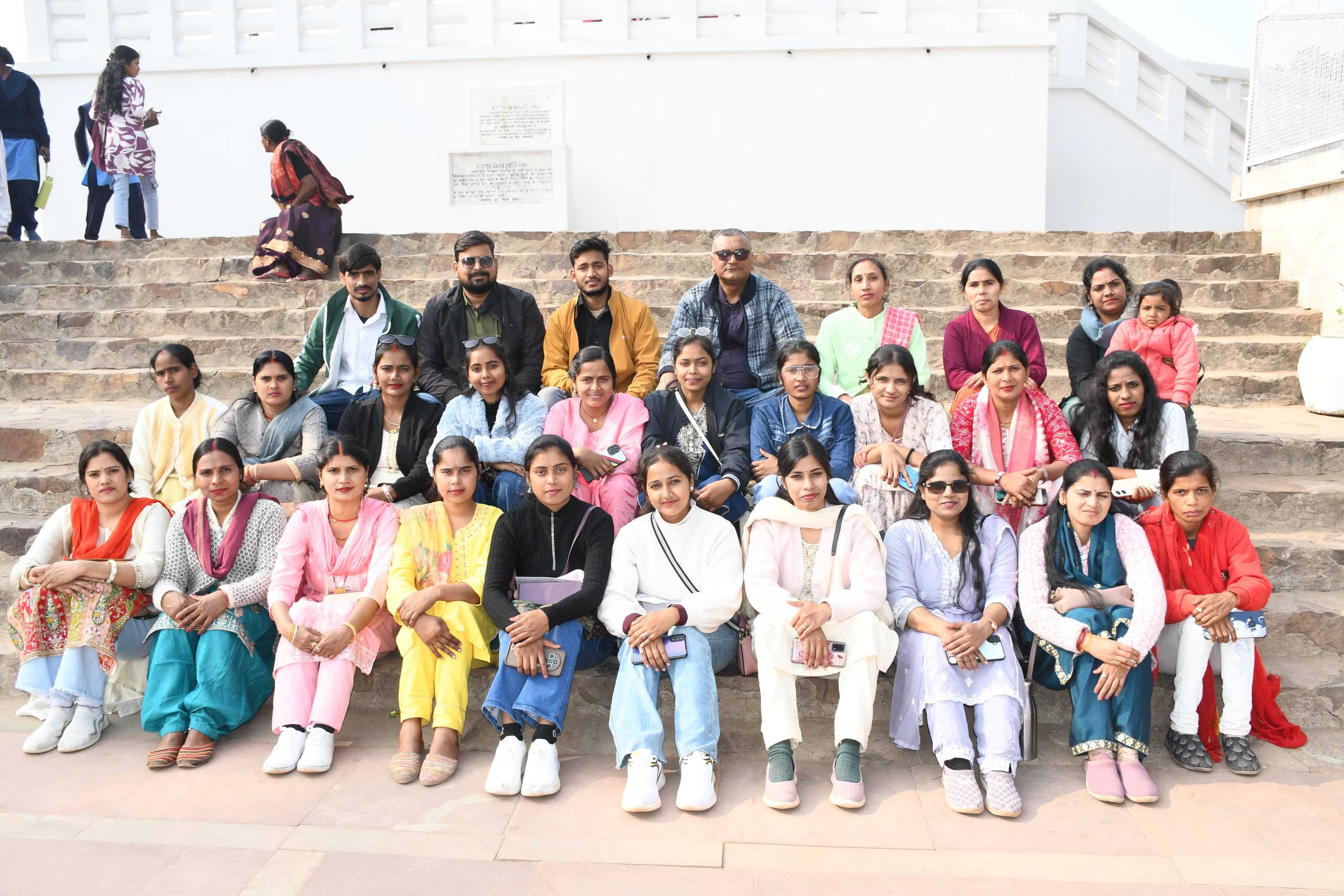 Shanta Nursing Institute students on an educational trip